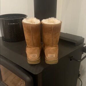 UGG Tan Shearling Boots